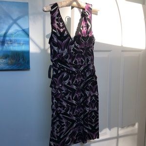 Black and Purple Dress - Size 8 - NWT Bisou Bisou